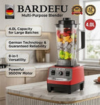 Bardefu 8-in-1 Multi-Purpose Blender 9500W – German Technology