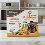 Messi Pressure Cooker 8 Liter – Alloy Metal | Baba Rehman Foundry