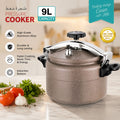 HTH 9L Granite Aluminum Alloy Pressure Cooker | Induction Bottom | Large Family Cooker