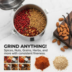 Silver Crest SC-800 Electric Spice & Coffee Grinder – Stainless Steel
