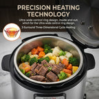 Olympia OE-3384-12 Electric Digital Pressure Cooker – 12.5L 10-in-1 Multi-Cooker