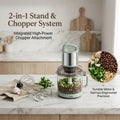 2-in-1 Stand Mixer & Food Chopper System – 6L, German-Engineered Precision
