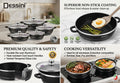 Dessini 10-Piece Non-Stick Cookware Set – Die-Cast Aluminum | Induction Compatible