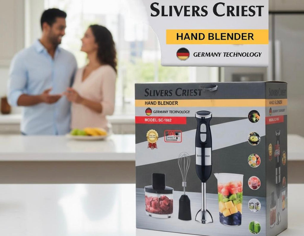 Slivers Crest Hand Blender Set – SC-1862 (Germany Technology)
