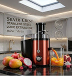 Silver Crest YM-01 Stainless Steel Juice Extractor – 800W, 2-Speed Centrifugal Juicer