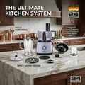 Romantic Hume Multi-Functional Kitchen System – Food Processor, Blender & Slicer