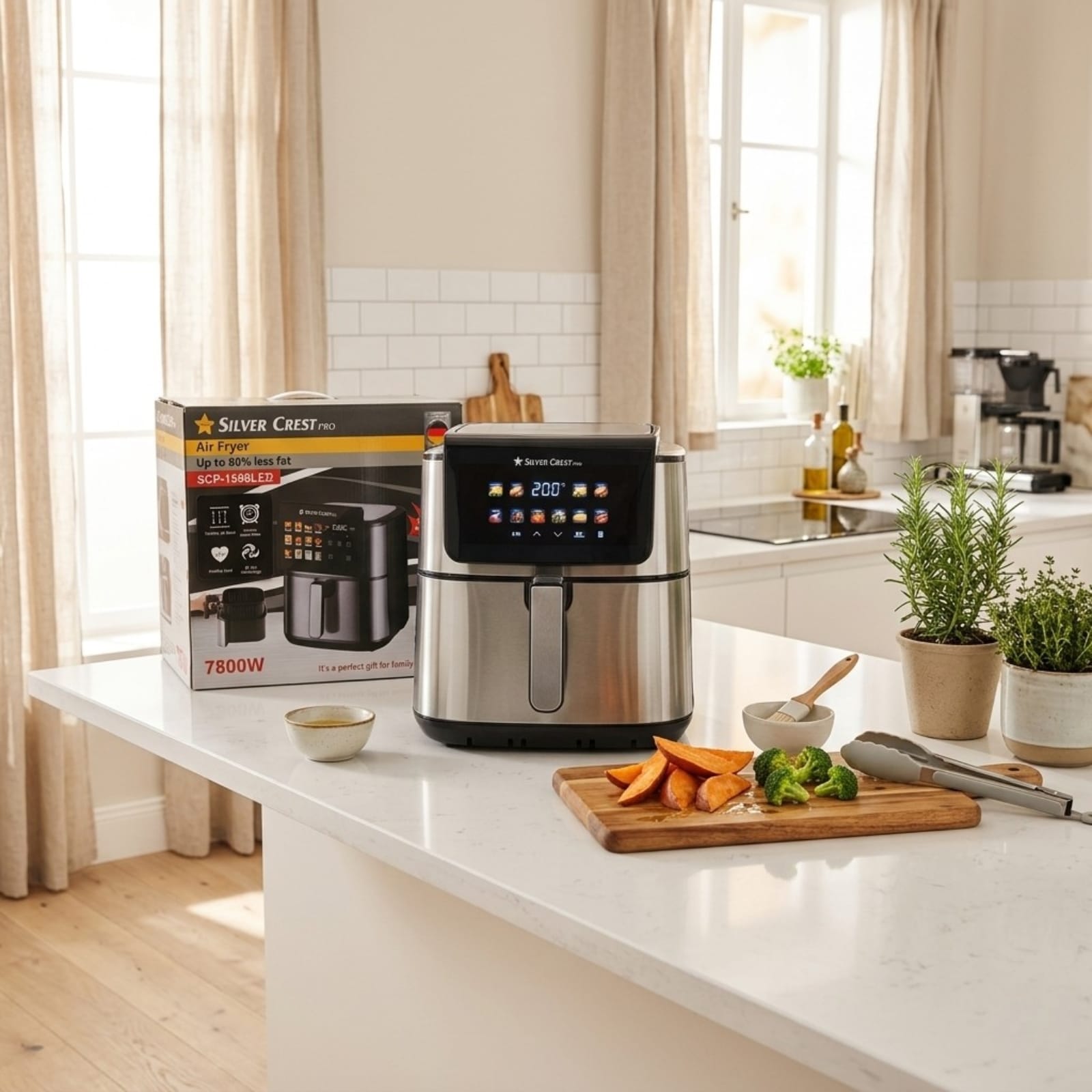 Silver Crest Pro Air Fryer 15.8L – SCP-1588LED