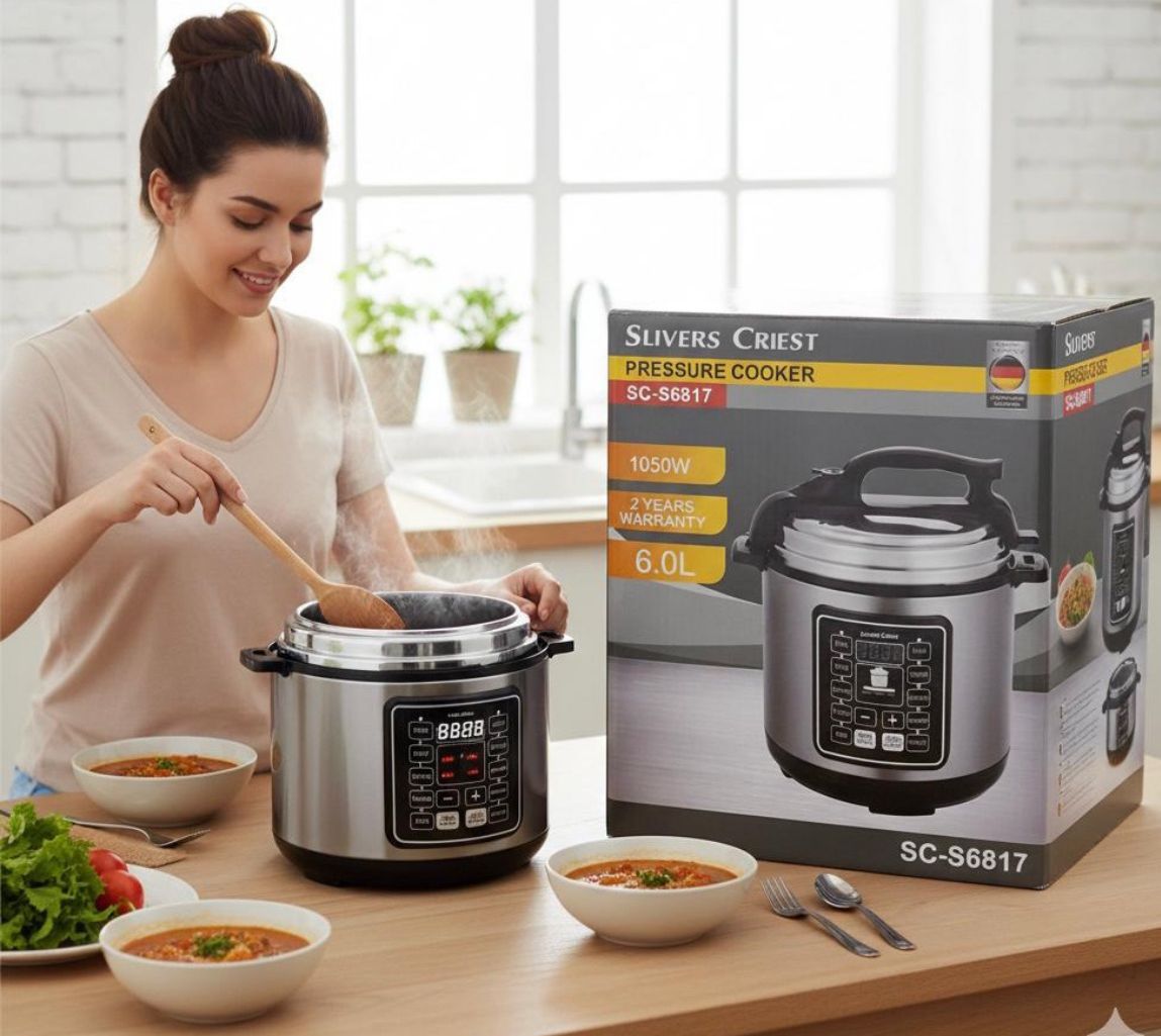 Slivers Criest Electric Pressure Cooker 6L – SC-S6817