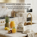 Romantic Home TOTA-100K Luxury Blender with Grinder Attachment – Elevate Your Kitchen